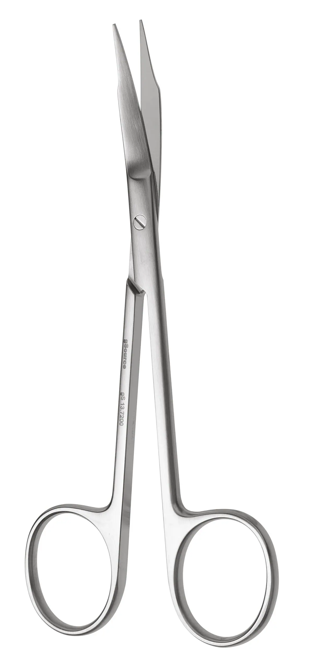 Goldman-Fox surgical scissors 5 inch curved serrated stainless steel